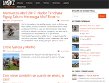 Tablet Screenshot of mundo-trail.com